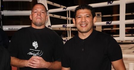 Nate Diaz mocks ‘punching bag’ Ilia Topuria for UFC White House loss