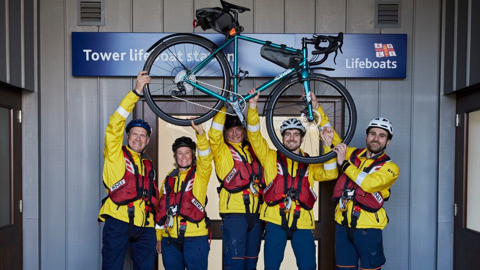 RNLI volunteers from London are cycling 540km, one kilometre for every life they’ve saved