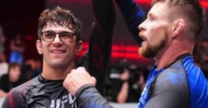 Mikey Musumeci slammed hard at UFC BJJ but ultimately wins decision over Bryce Mitchell in main event