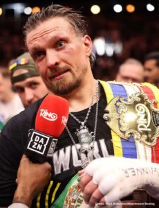 Usyk Camp Rejects Tyson Fury’s Backup Plan