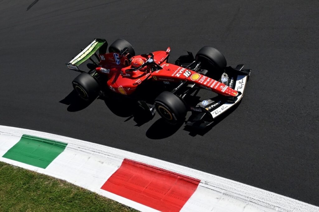 Leclerc heads Ferrari 1-2 in opening practice