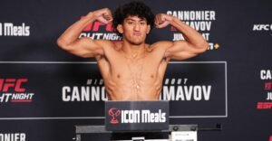 UFC Vegas 121 LIVE weigh-in video: Rosas Jr. vs. Barcelos