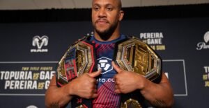 Dana White says Ciryl Gane won’t be promoted to undisputed champion: ‘He’s still got to fight’