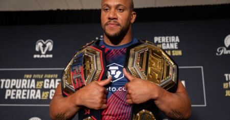 Dana White says Ciryl Gane won’t be promoted to undisputed champion: ‘He’s still got to fight’