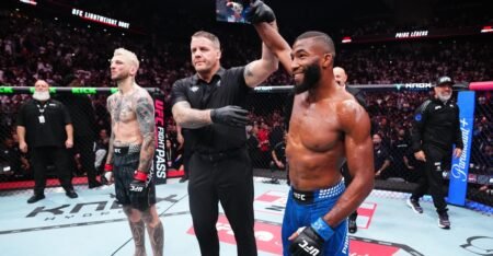 ‘Aight he’s getting Michael Chandler next’: Pros react to Salahdine Parnasse’s destruction of Dan Hooker at UFC Paris