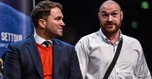 Tyson Fury vs. Anthony Joshua reportedly in jeopardy, Fury responds to ‘s***house cowards’ Anthony Joshua and Eddie Hearn
